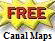 Free area maps including canal systems